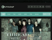 Tablet Screenshot of flyleafmusic.com